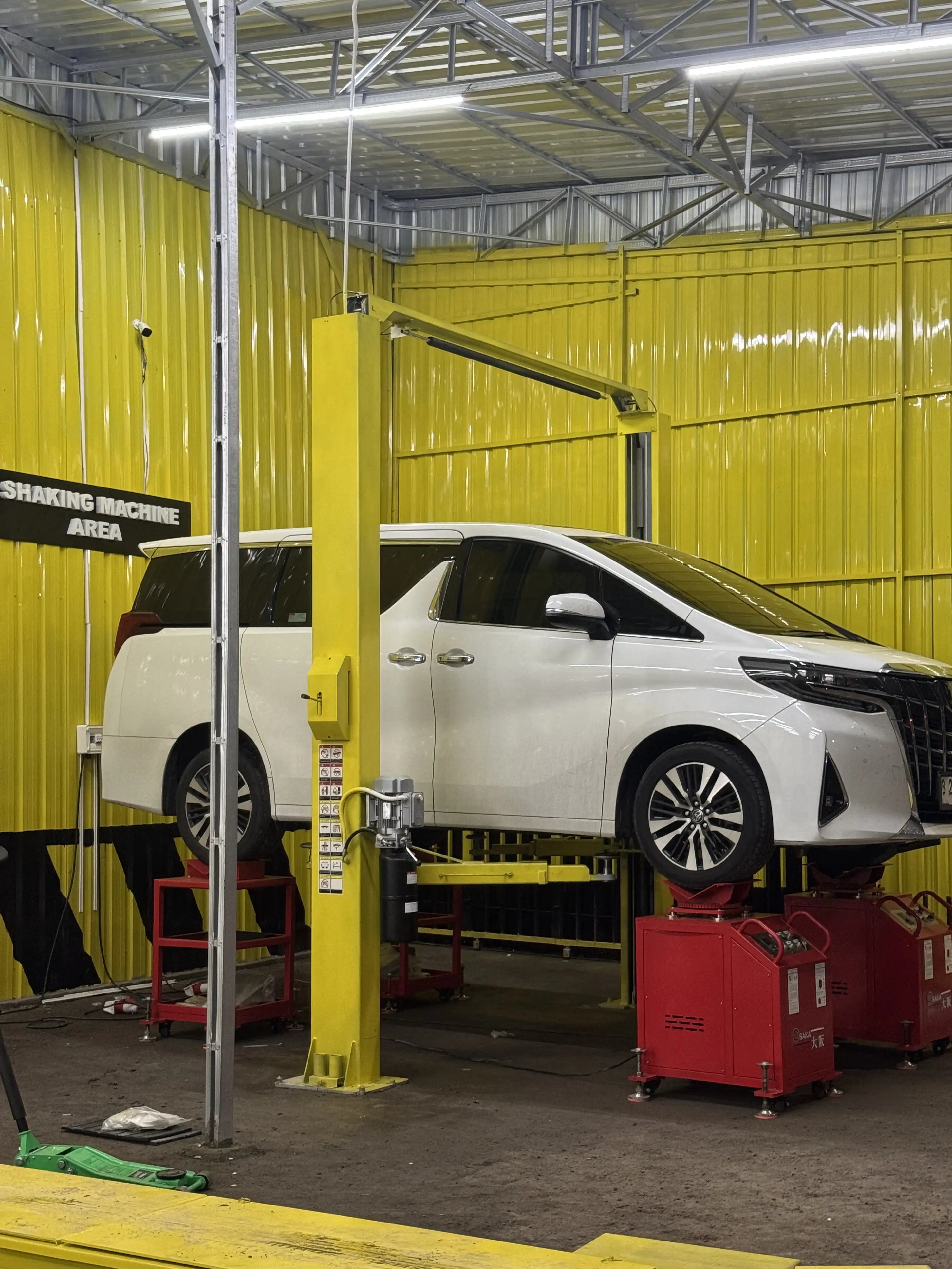 Pengecekan Kaki-Kaki di Shaking Machine