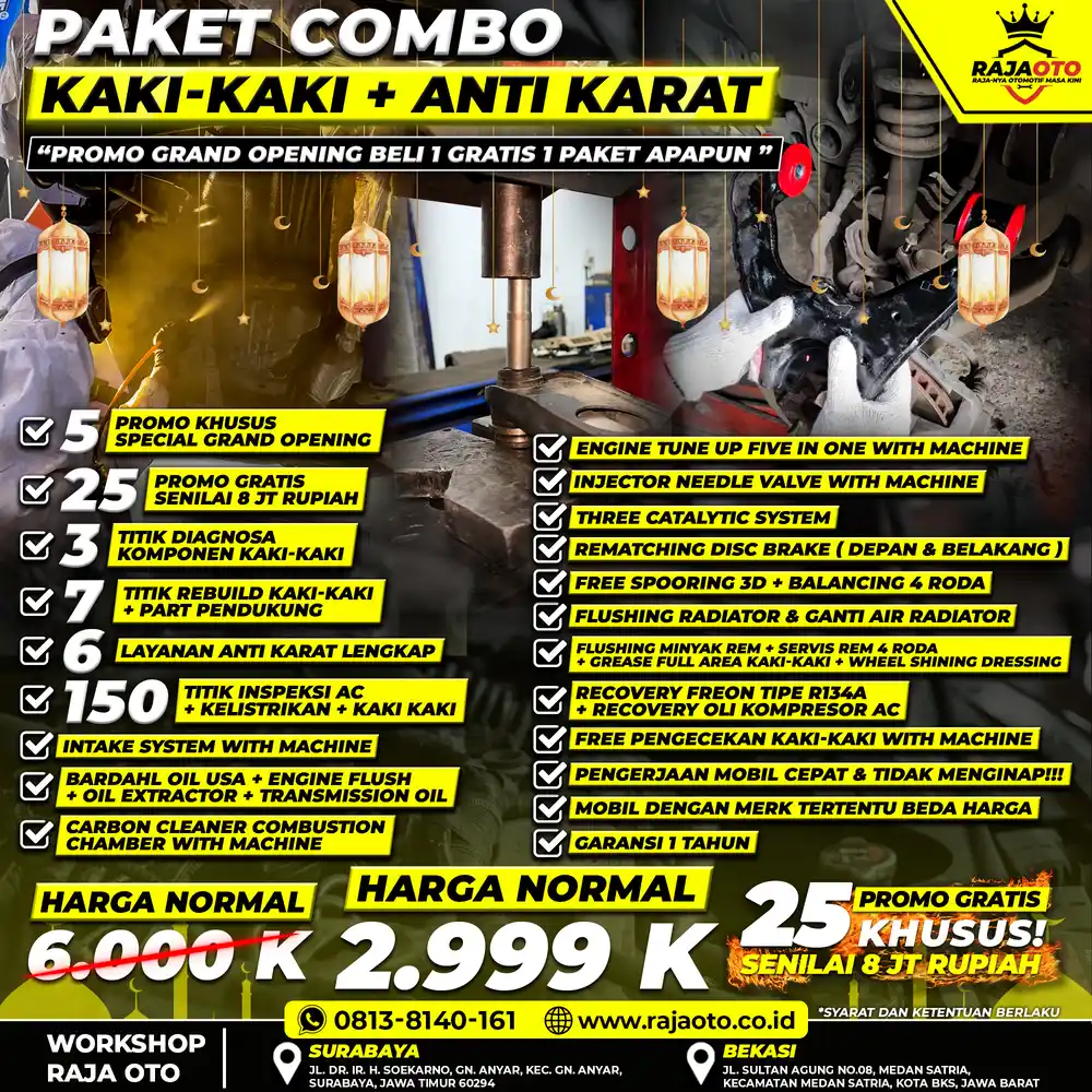 PAKET COMBO KAKI-KAKI + ANTI KARAT