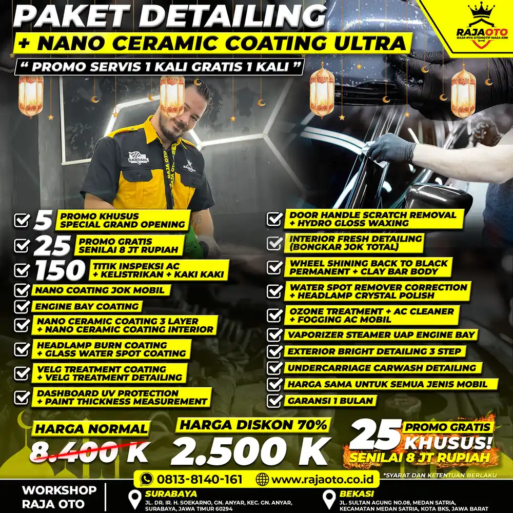 PAKET NANO CERAMIC COATING ULTRA