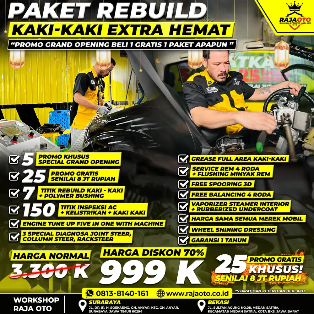 PAKET REBUILD KAKI-KAKI EXTRA HEMAT