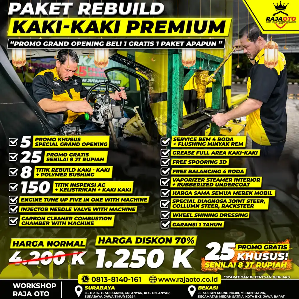 PAKET REBUILD KAKI-KAKI PREMIUM