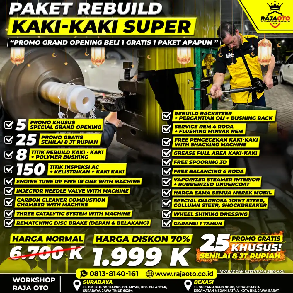 PAKET REBUILD KAKI-KAKI SUPER