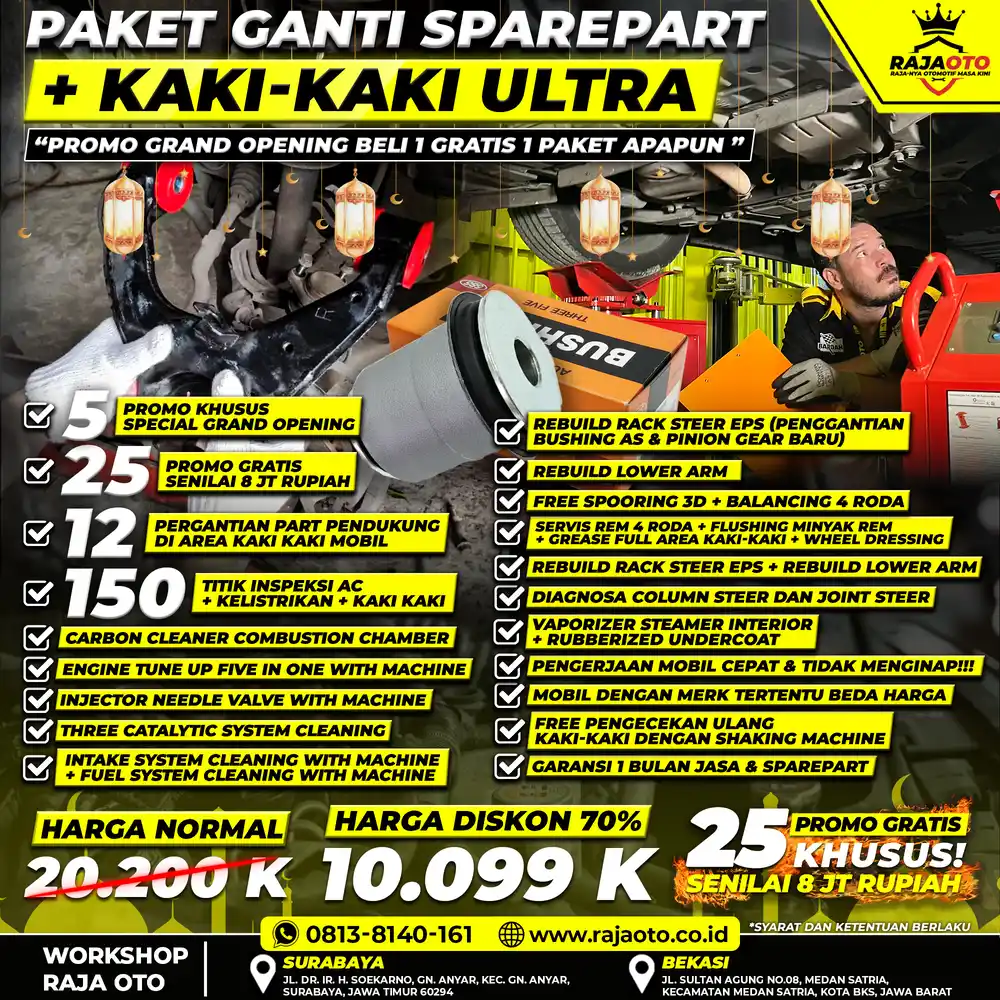 PAKET GANTI SPAREPART + KAKI-KAKI ULTRA