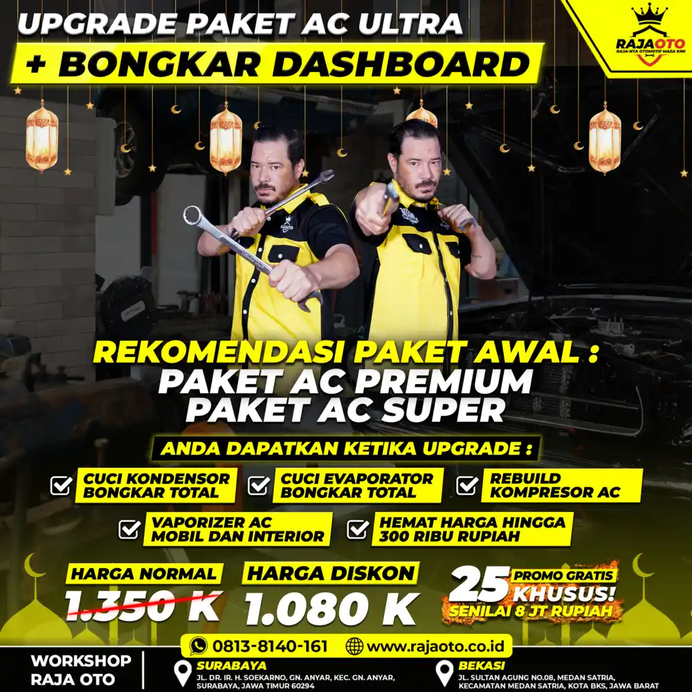 UPGRADE PAKET AC ULTRA + BONGKAR DASHBOARD