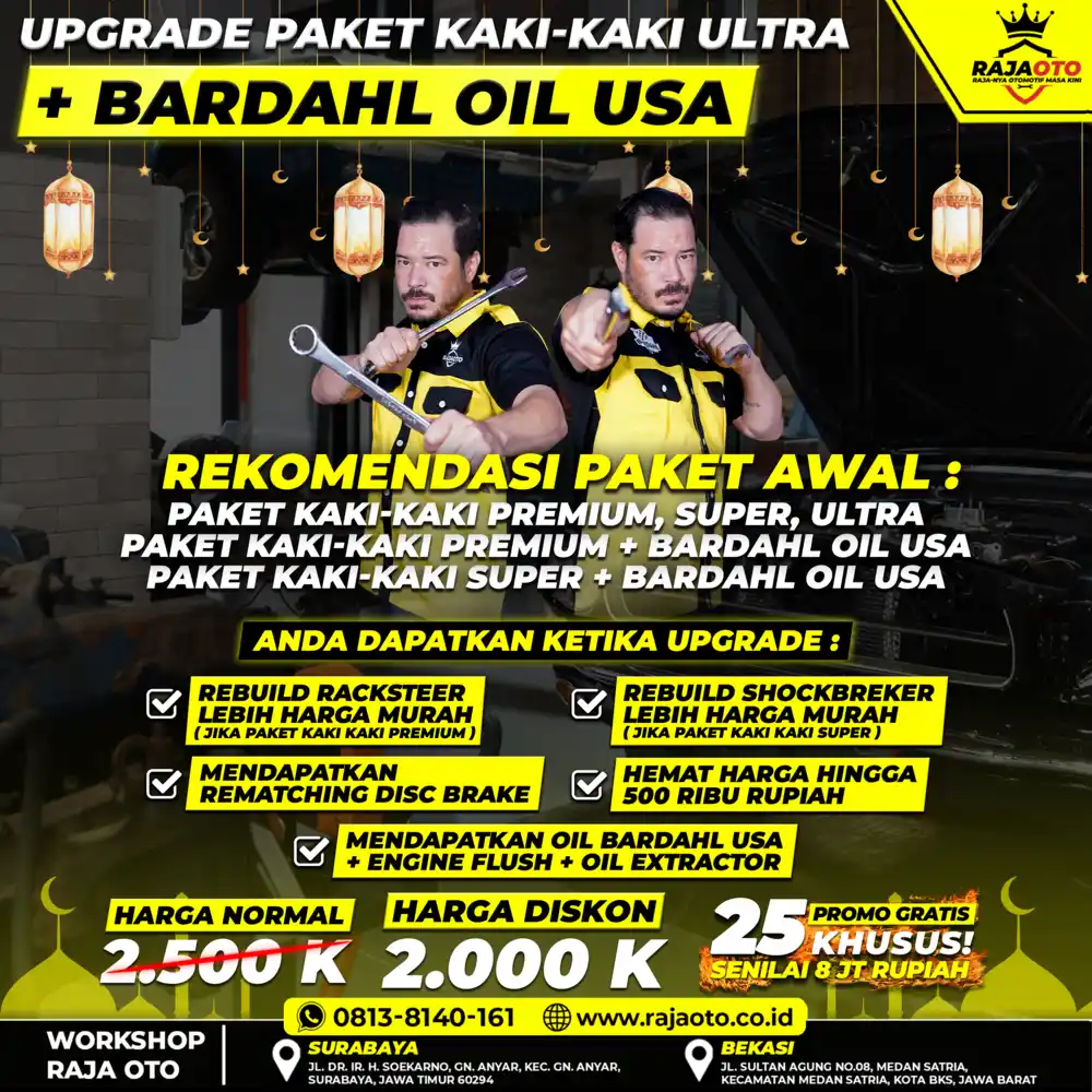 UPGRADE PAKET KAKI-KAKI ULTRA + BARDAHL OIL USA