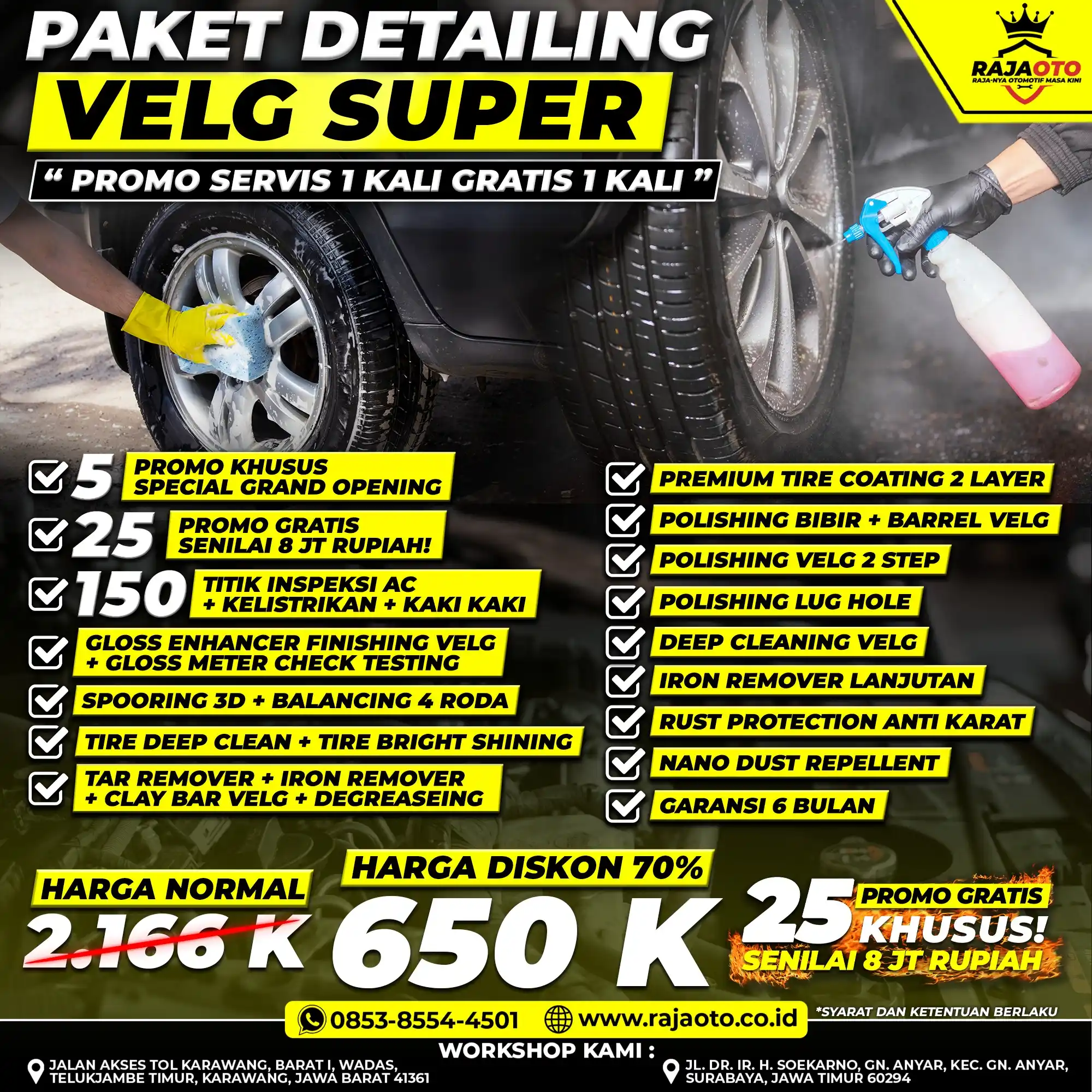 DETAILING VELG SUPER