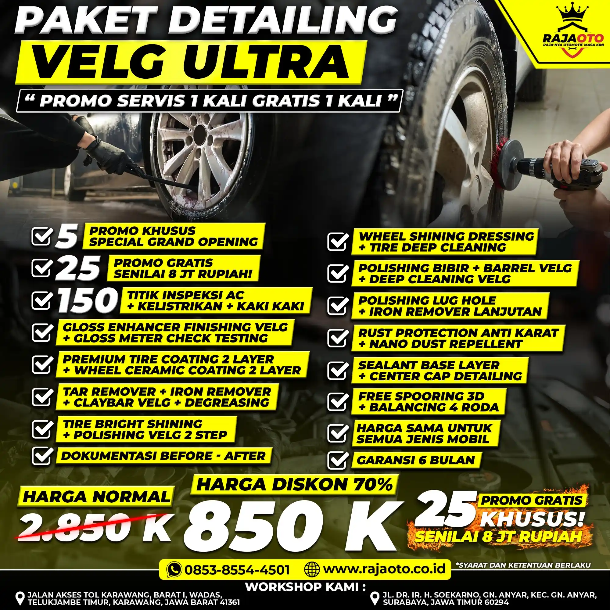 DETAILING VELG ULTRA